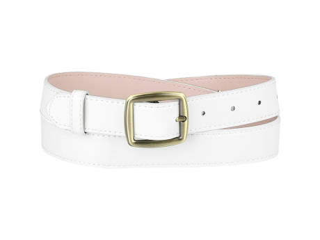 Allegra K- Faux Leather Waist Pin Buckle Belt