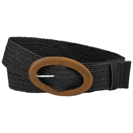 Allegra K- Elastic Waist Wide Stretch Woven Belt