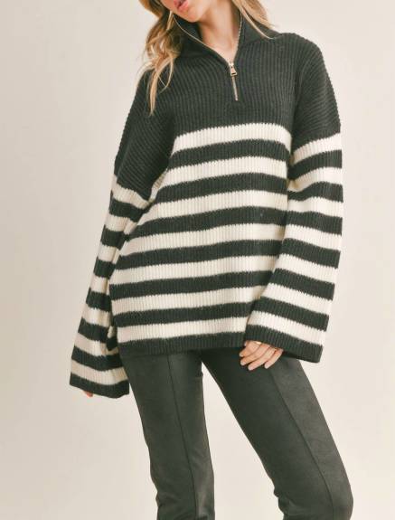 SAGE THE LABEL - Jetlag Striped Sweater