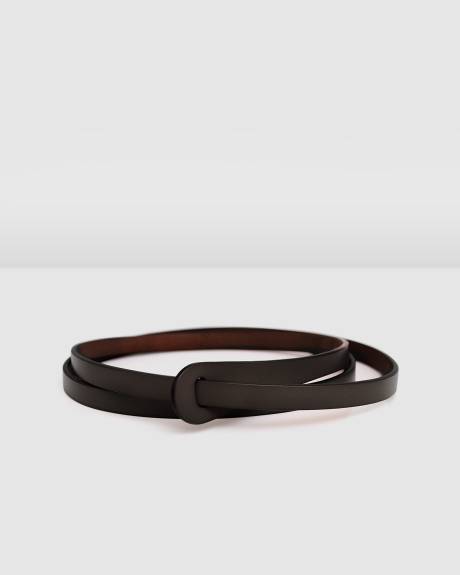 Belle & Bloom Tie The Knot Leather Belt