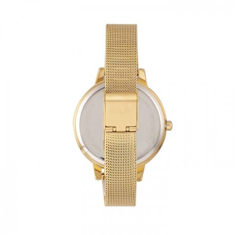 Simplify - The 5800 Mesh Bracelet Watch - Gold/Purple