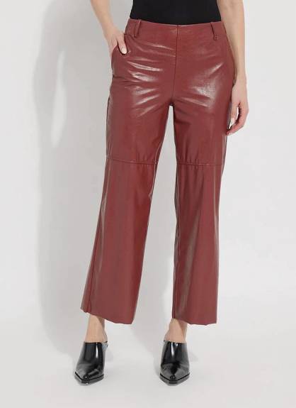 Lysse Pantalon en cuir végétal Aimee