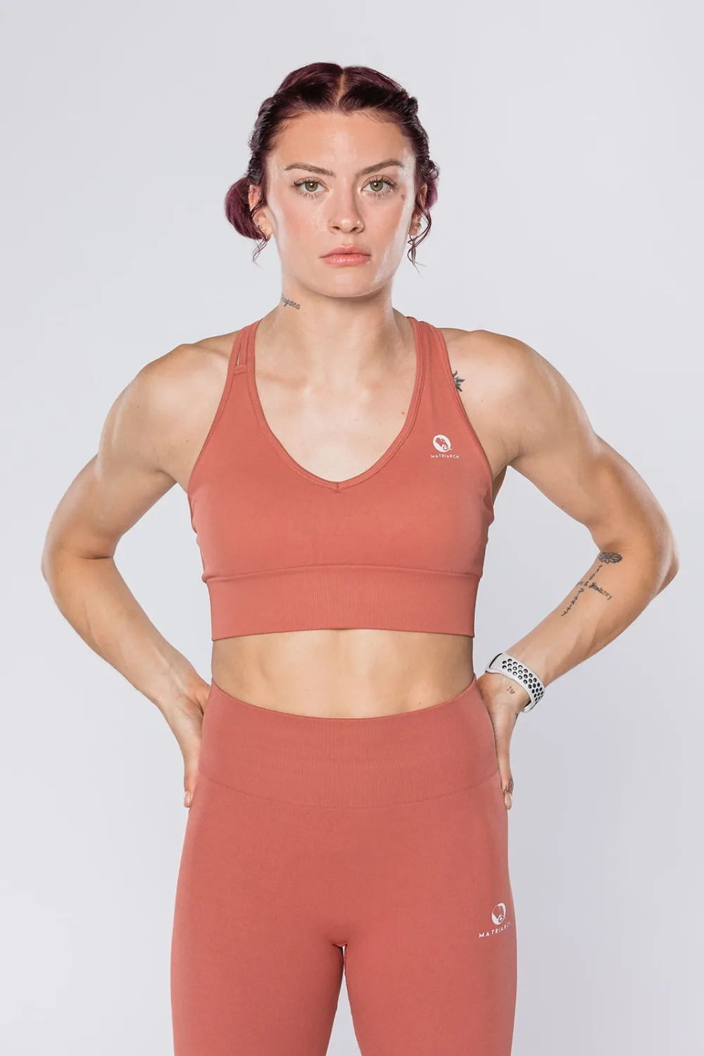 Matriarch Athletics-  Cross Back Sports Bra