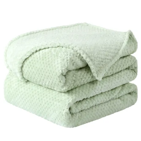 PiccoCasa- Flannel Fleece Bed Blankets (70"x78")