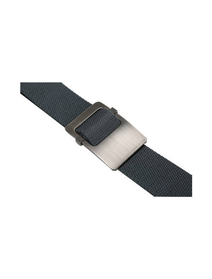 Unique Bargains- Unisex Canvas Web Belt with Metal Slide Buckle