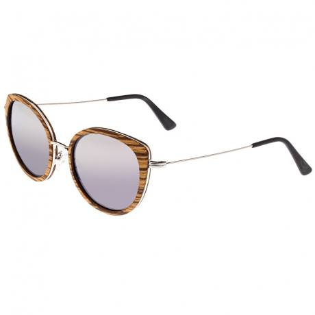 Earth Wood - Oreti Polarized Sunglasses - Annato/Silver