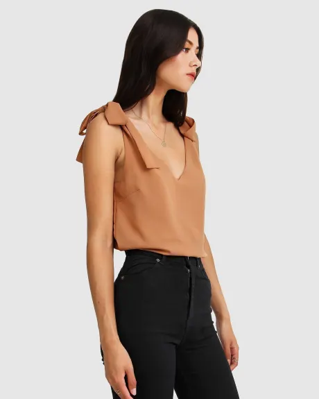 Belle & Bloom Feel For You V Neck Top