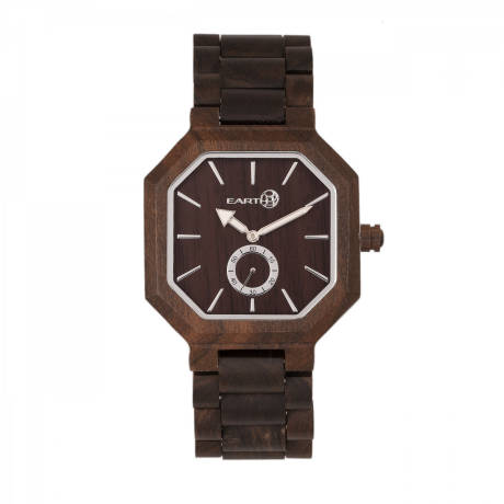 Earth Wood - Montre-bracelet Acadia - Marron foncé