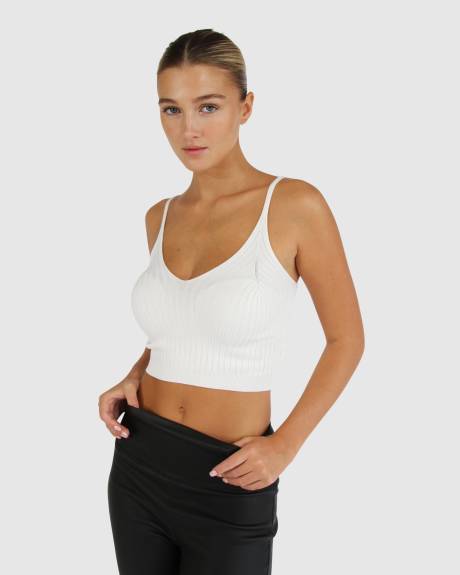 Belle & Bloom All I Need Knit Crop - Cream