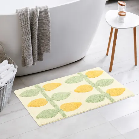 PiccoCasa- Soft Non Slip Mat Quick Dry Microfiber Washable Bath Rugs 20" x 32"