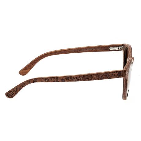 Earth Wood - Copacabana Polarized Sunglasses - Espresso/Black