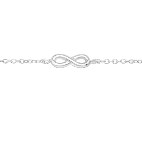 Chevillière en Argent Sterling avec Charm Infini - Ag Sterling