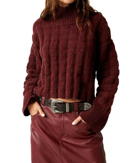 Free People - Soul Searcher Moc Sweater