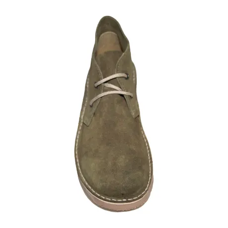 Roamers - Womens/Ladies Real Suede Round Toe Unlined Desert Boots