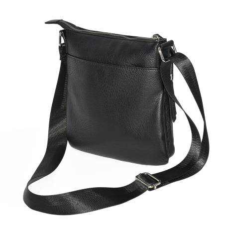 CROSSBODY BAG WITH FRONT ZIPPER POCKET