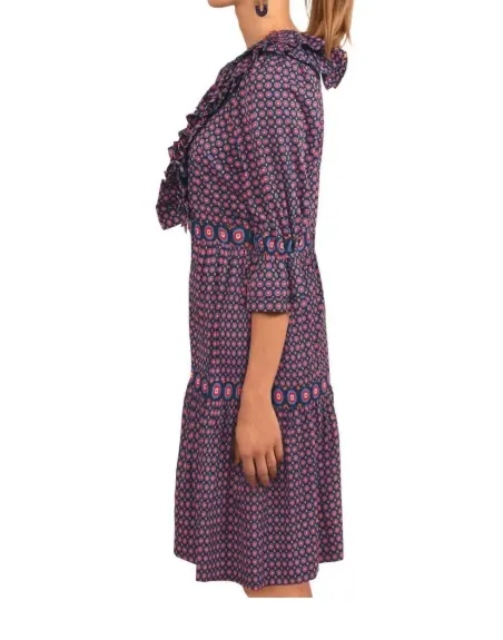 GRETCHEN SCOTT Robe Foulard Posh