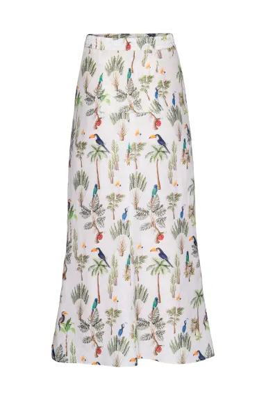 Hilary MacMillan- A-Line Printed Midi Skirt