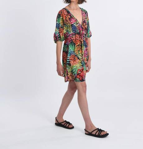 MOLLY BRACKEN - Ladies V-Neck Printed Dress