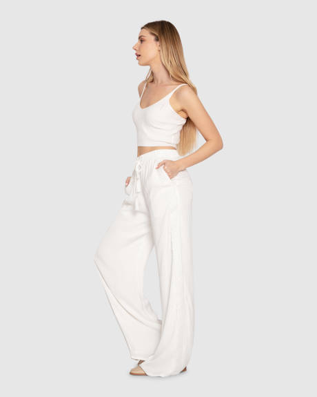 Belle & Bloom Everywhere All At Once Wide Leg Pant