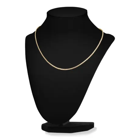 Club Rochelier 5A Cubic Zirconia Minimalist Tennis Necklace