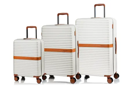 CHAMPS Vintage II Collection 3 Piece Luggage Set