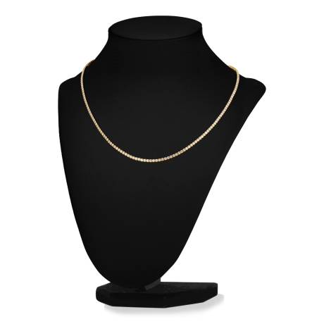 Club Rochelier Collier de tennis minimaliste en zircon cubique 5A