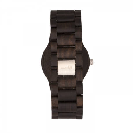 Earth Wood - Montre-bracelet Bonsai avec jour/date - Rouge