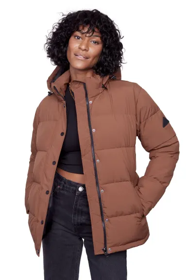 Alpine North Women's - FORILLON | Vegan Down Recycled Short Quilted Puffer Jacket