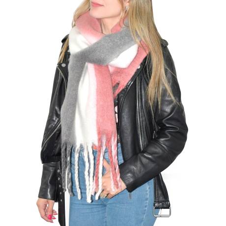 Club Rochlier OMBRE STRIPE SCARF