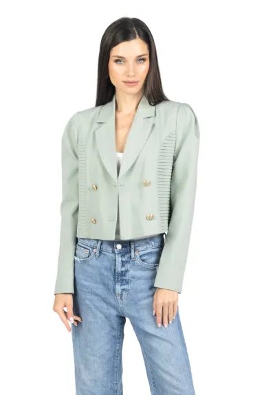 Akalia Lancey Cropped Women Blazer