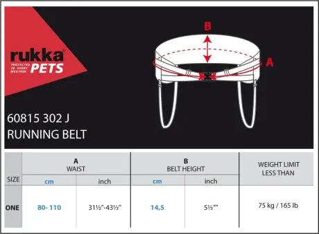 RUKKA - RUNNING BELT