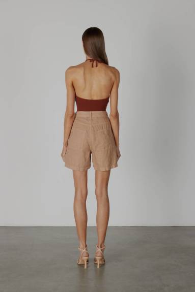 Enza Costa - Linen Hi Waist Short