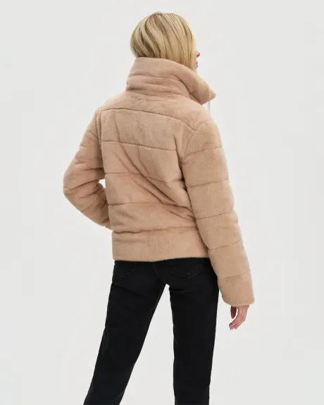 Noize - Manteau court en similifourrure Marina