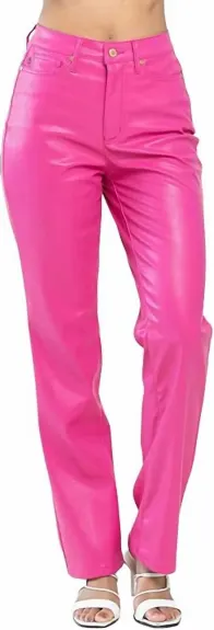 Judy Blue - Control Top Faux Leather Pants