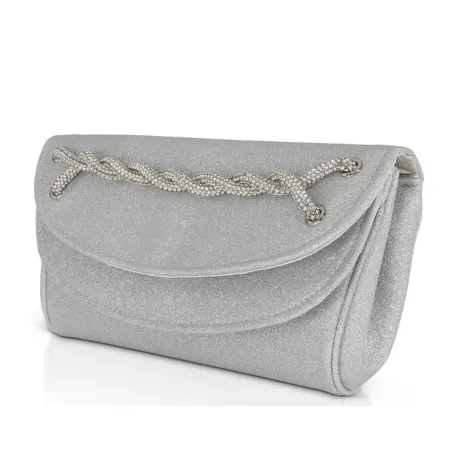 Badgley Mischka Pave Smile Clutch