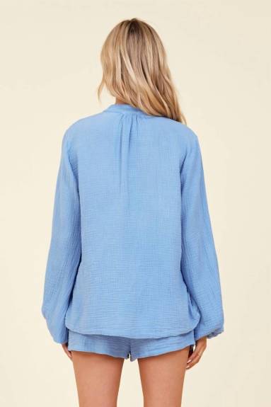 LAmade - Santa Fe Gauze Long Sleeve Top