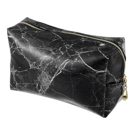 Unique Bargains- Travel Waterproof PU Leather Makeup Bag Case