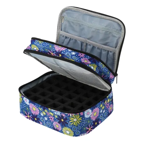 Unique Bargains- Nailcare Makeup Storage Travel Case Double-Layer