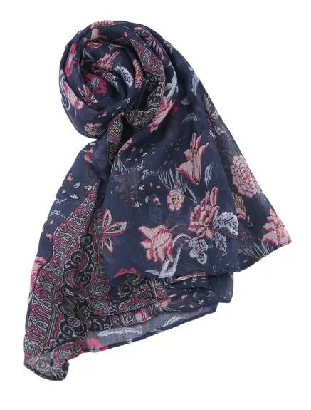 Allegra K- Grands foulards vintage pour femmes Châle de plage