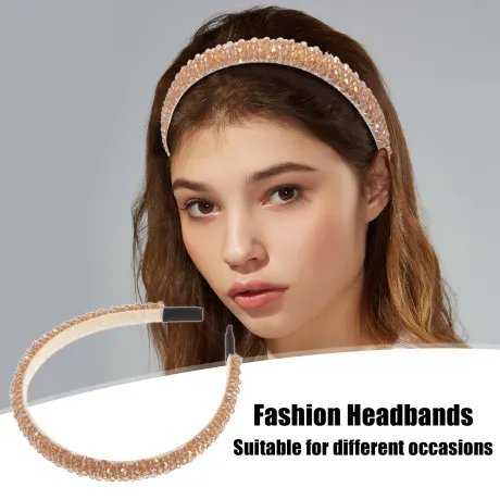 Unique Bargains - Faux Crystal Shiny Headband