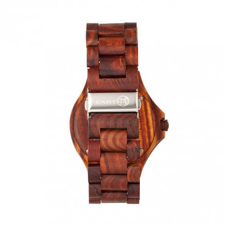 Earth Wood - Montre-bracelet Raywood avec date - Kaki/Tan