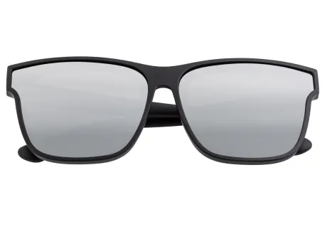 Sixty One Delos Polarized Sunglasses - Black/Silver