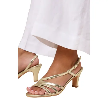 Where's That From - Womens/Ladies Mykonos Multi Strap Low Block Heel Sandals