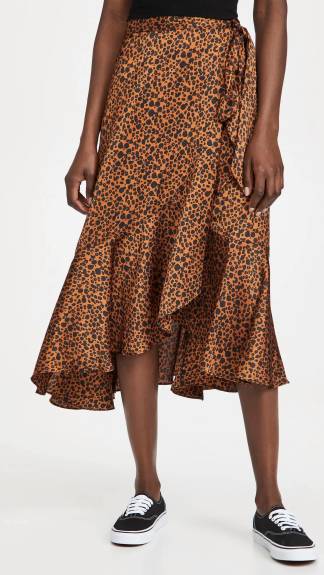 SCOTCH & SODA - Printed Wrap Skirt