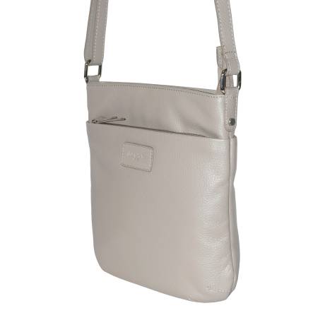 Club Rochelier Ladies' Leather Top Zipper Crossbody