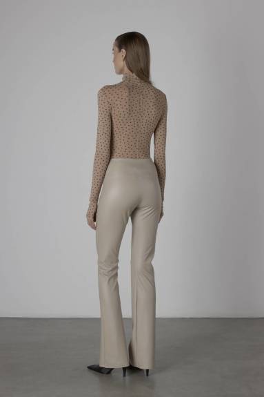 Enza Costa - Matte Leather Bootcut Legging