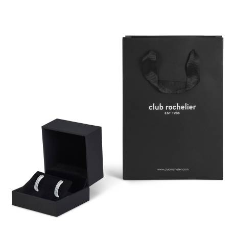 Club Rochelier Petites boucles d'oreilles créoles en zircone cubique 3A