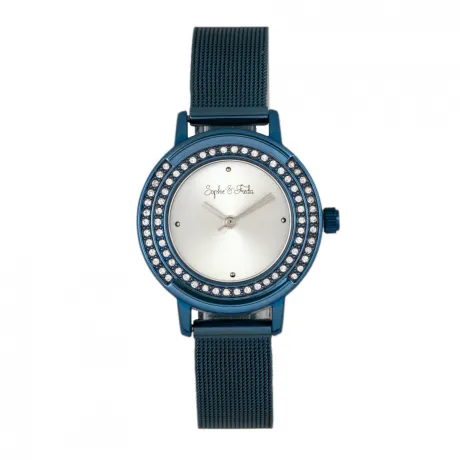 Sophie and Freda - Montre-bracelet Cambridge avec cristaux Swarovski - Noir