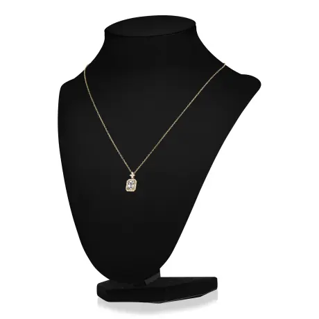 Club Rochelier Collier minimaliste géométrique en zircone cubique 5A