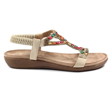 Lunar - Womens/Ladies Mariella Beaded Sandals